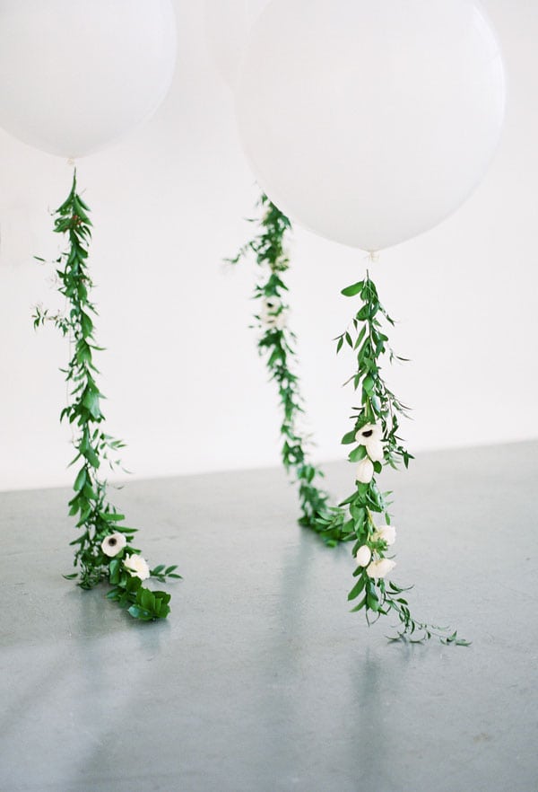 Adding greenery to your wedding decorations is very popular.