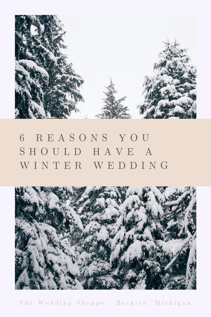 The 6 Reasons You Should have a Winter Wedding and inspiration for planning your big day!  