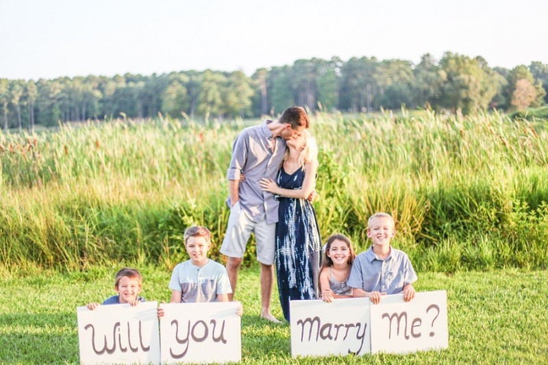 marriage proposal ideas family