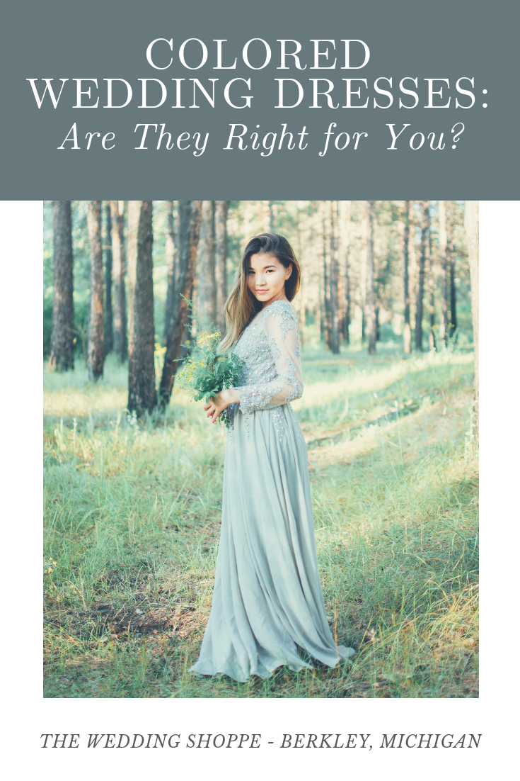 Colored Wedding Dresses: Are They Right for You? 