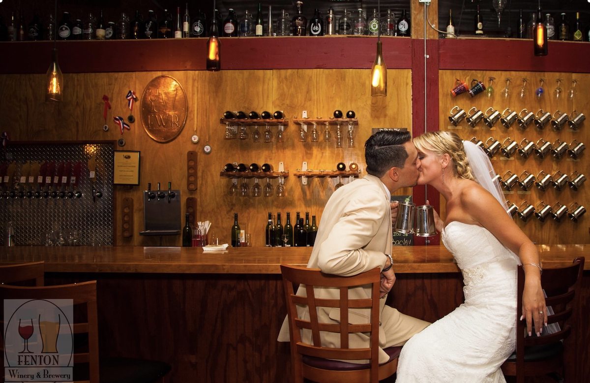 Fenton Winery & Brewery Michigan winery wedding