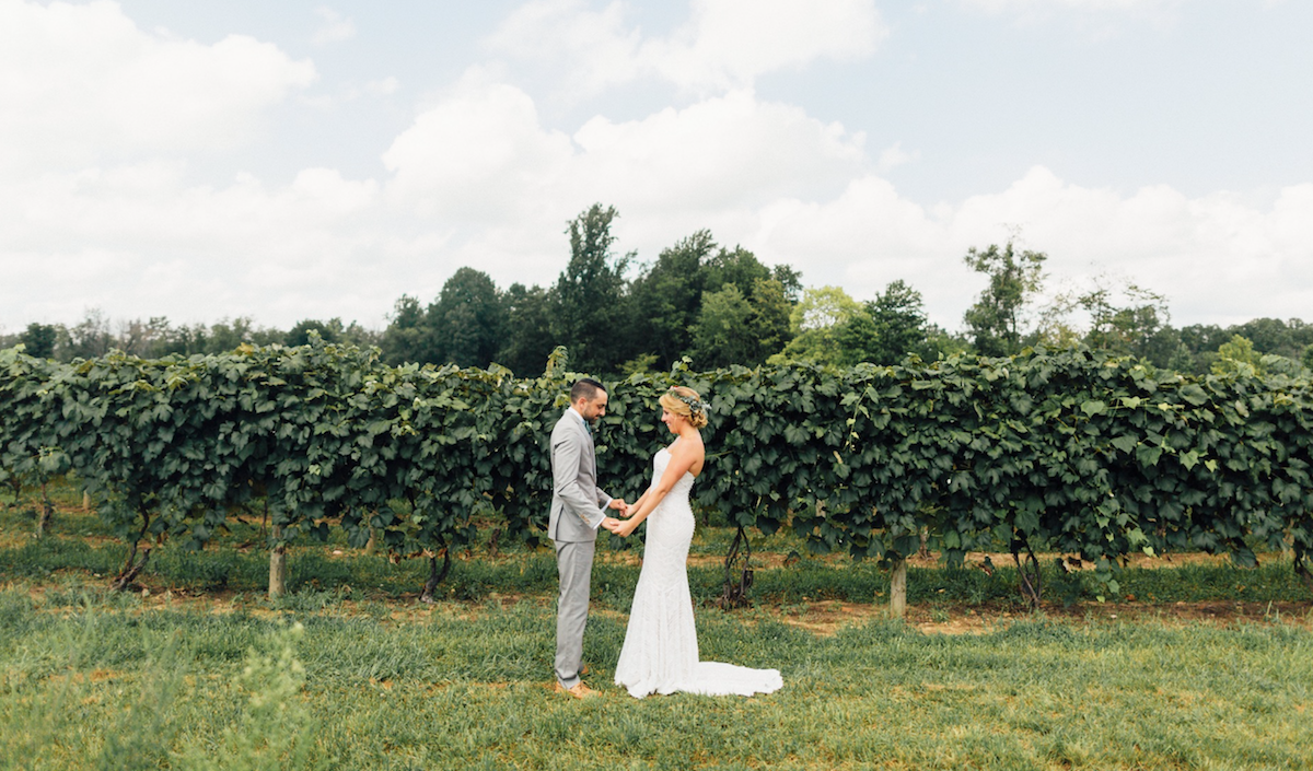 Hidden Vineyard Wedding Barn Michigan winery wedding