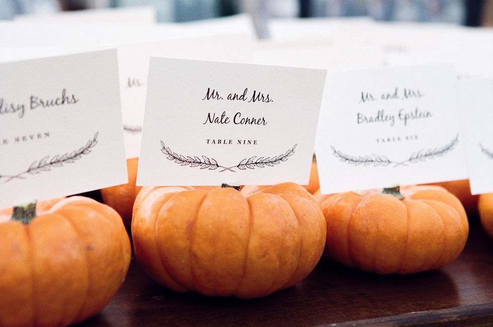 pumpkin wedding ideas for fall
