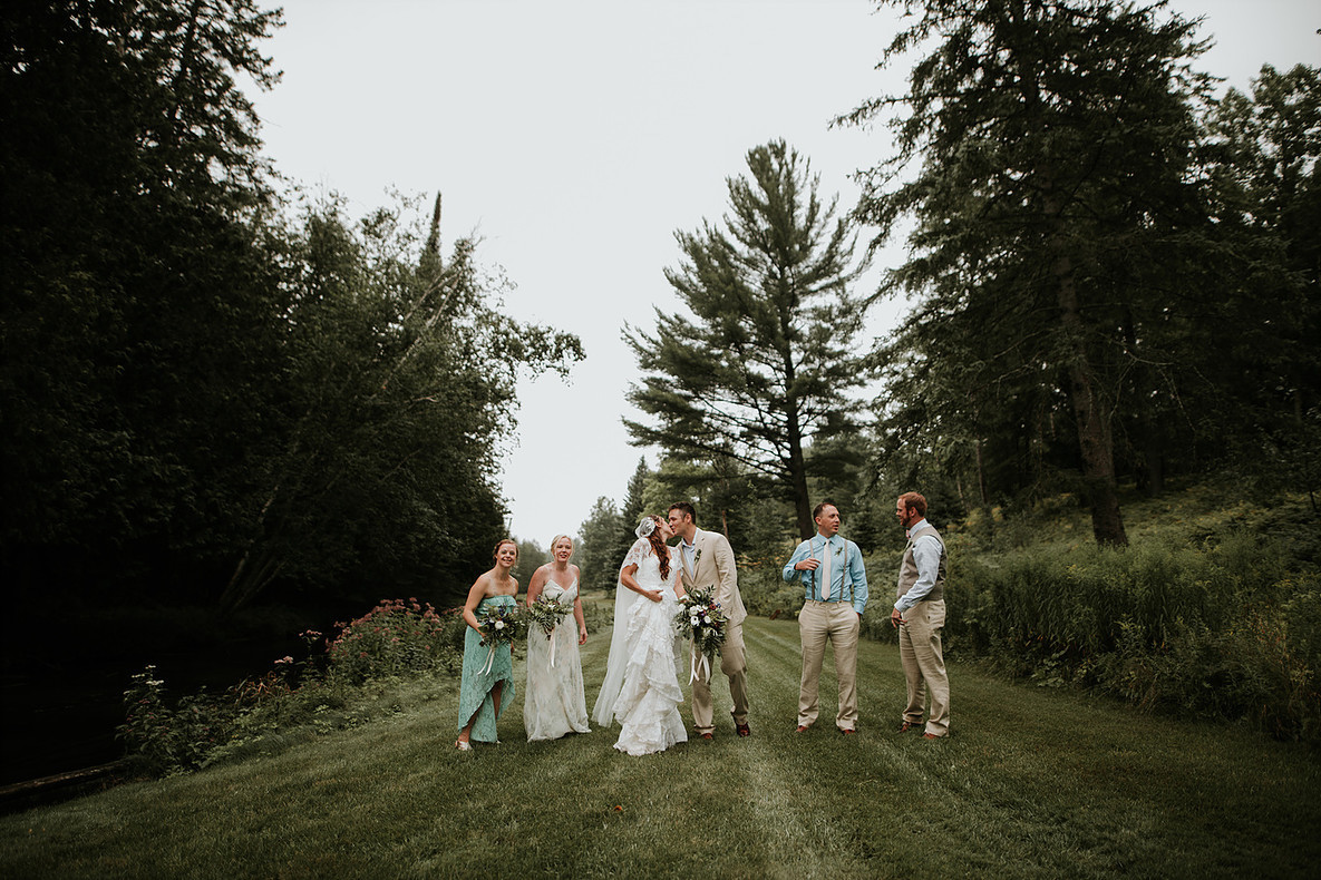 Double K Estate forest wedding venues in Michigan
