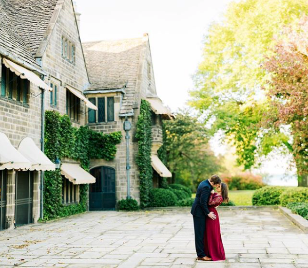 Ford House michigan engagement photo locations