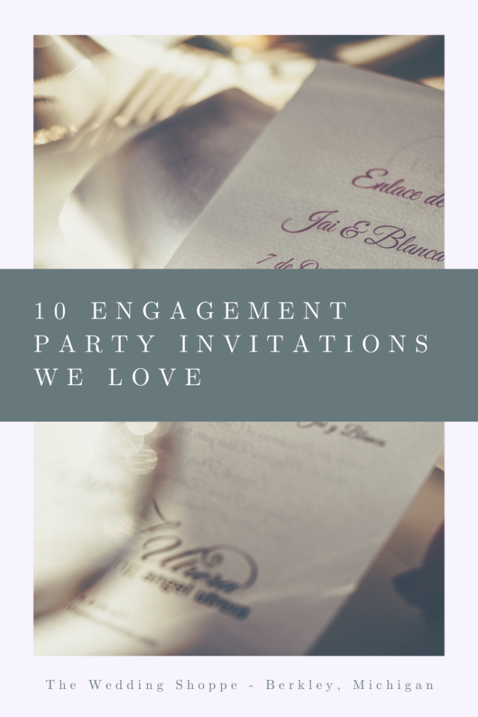 10 Engagement Party Invitations We Love | The Wedding Shoppe
