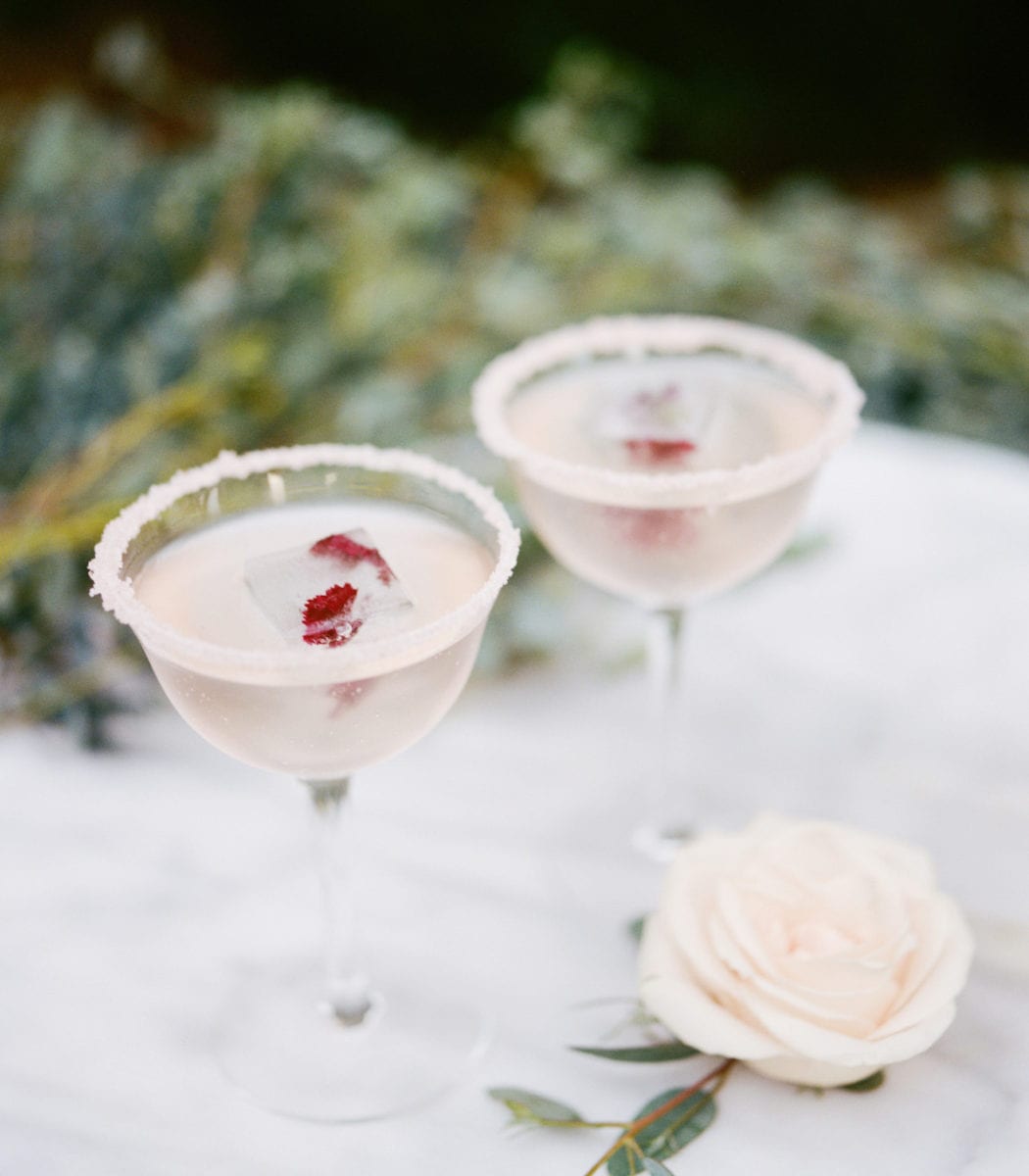 valentine's day wedding cocktail ideas