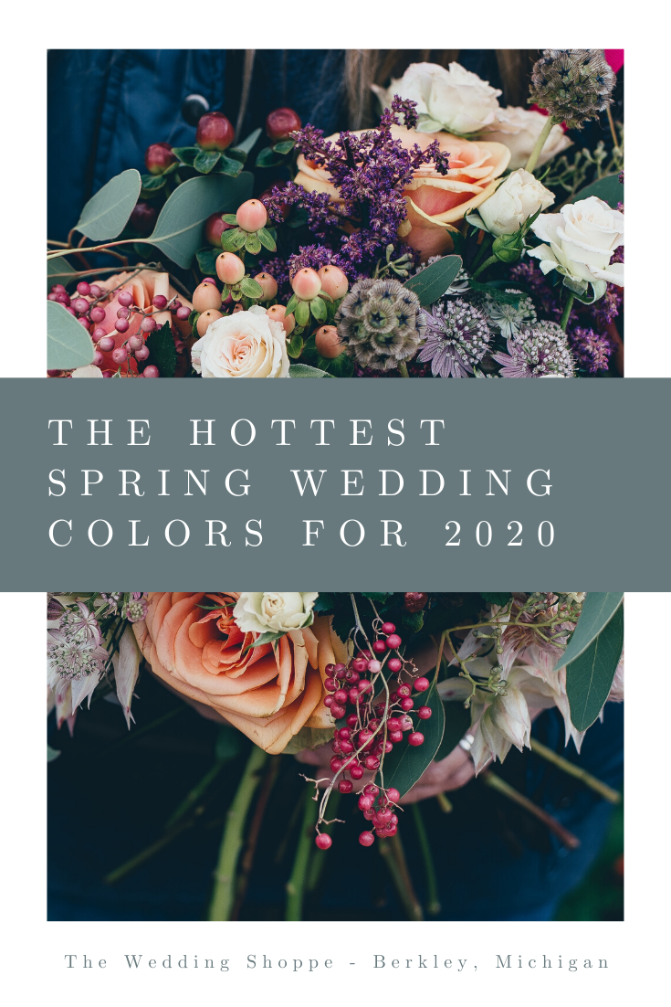 The Hottest Spring Wedding Colors for 2020