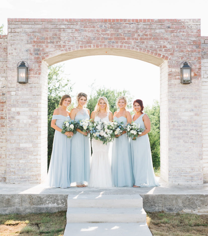 ice blue spring wedding colors