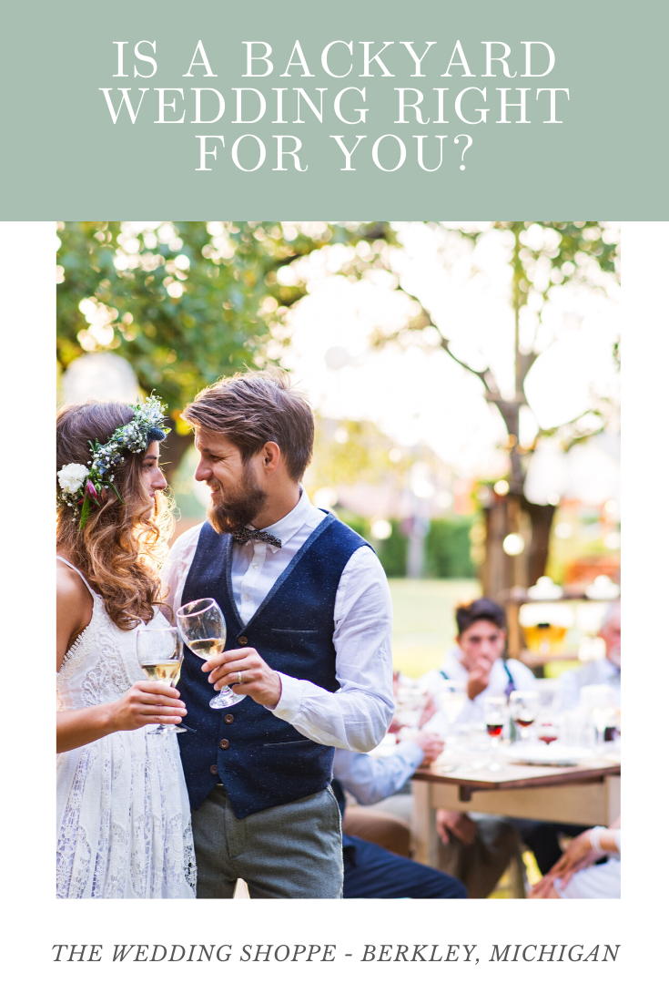 suggestions for backyard weddings