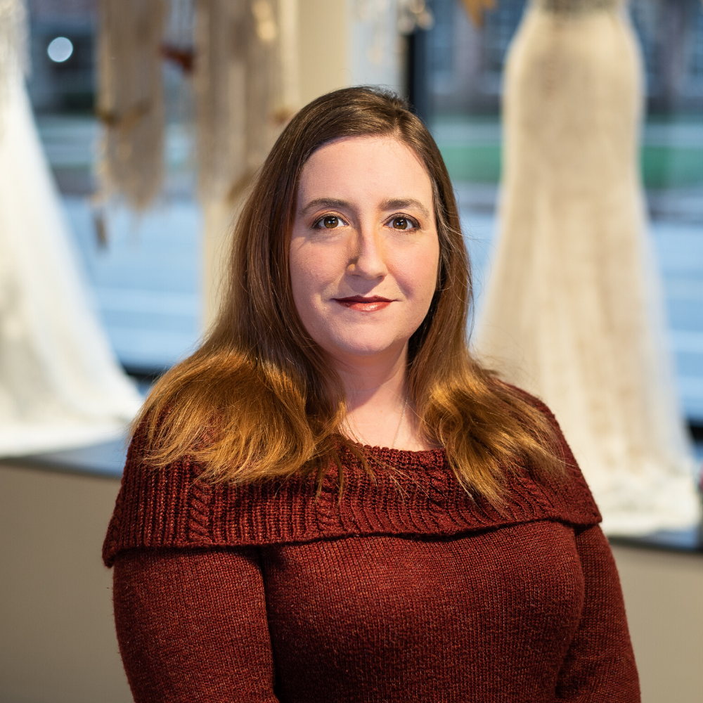 Headshot of Christina T, bridal stylist at The Wedding Shoppe