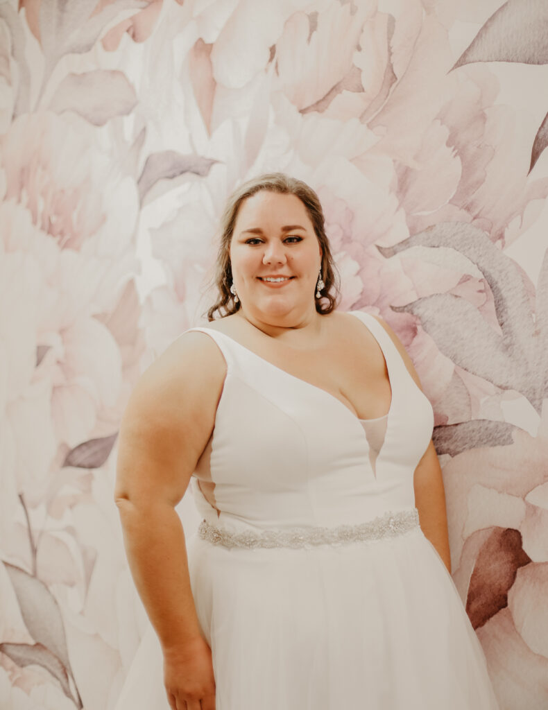 plus sized wedding dress with beaded accessory wedding shoppe alterations royal oak
