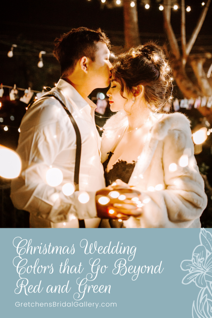 Christmas wedding colors  that you will love for your big day