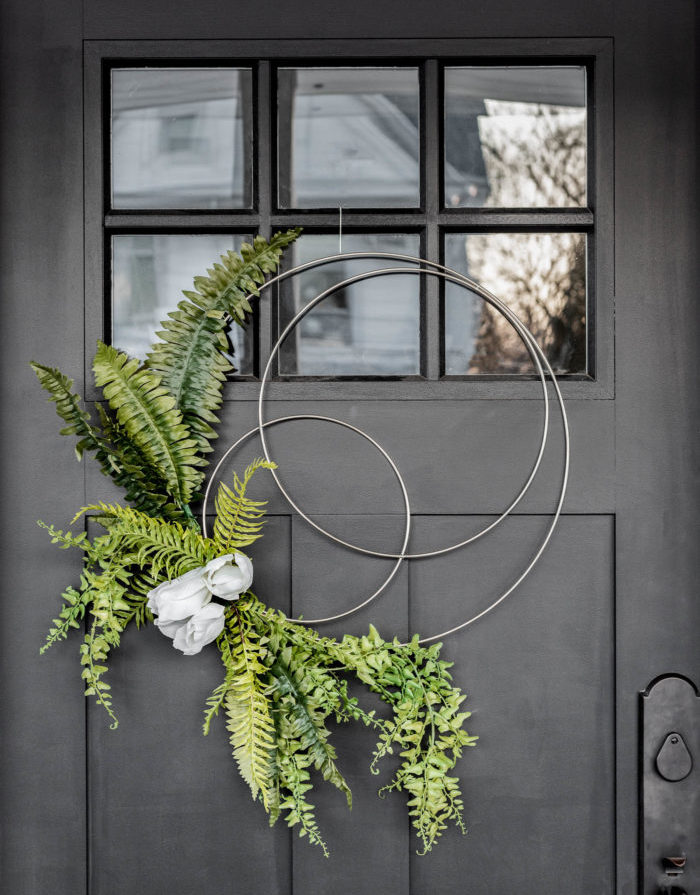 hoop wreath DIY wedding gift