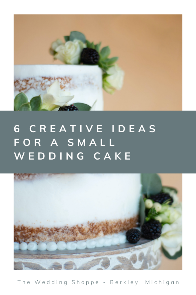 creative small wedding cake ideas 