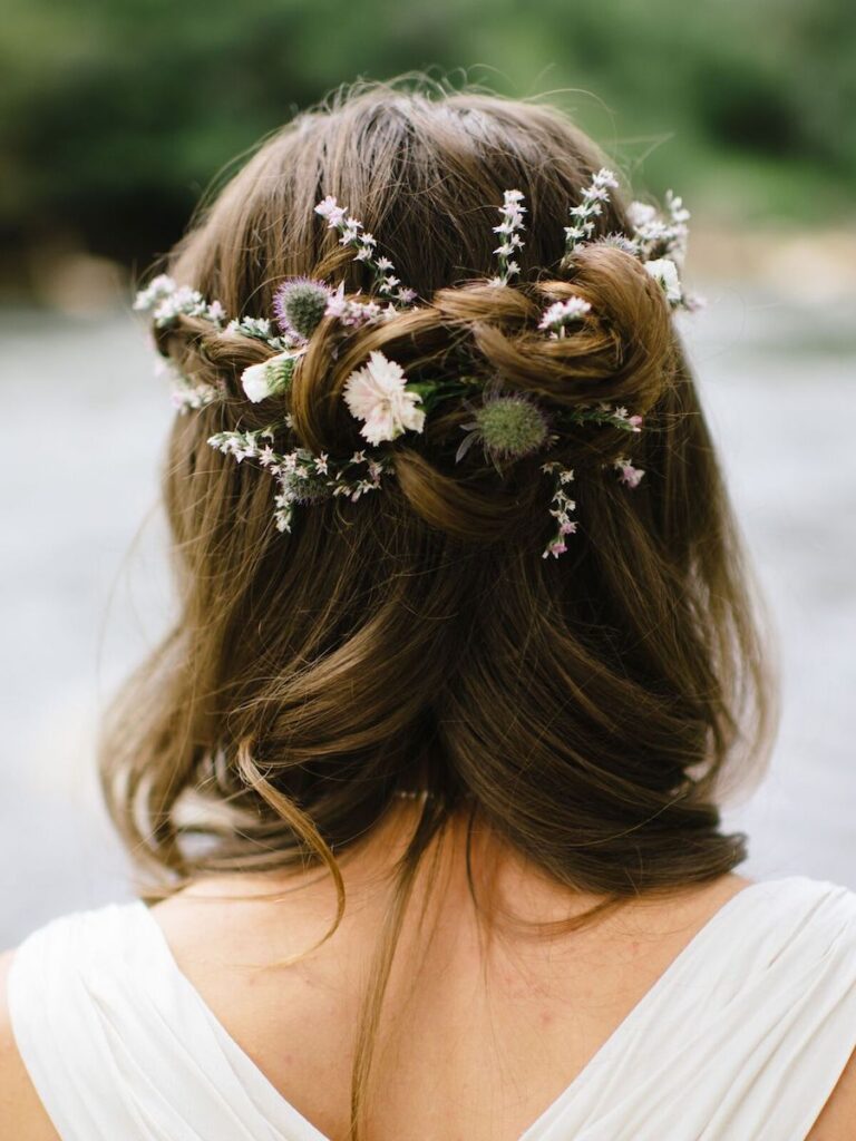 bridal hair flower accessories