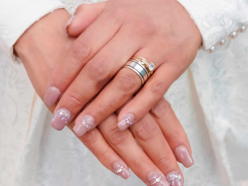 beautiful nail ideas for weddings