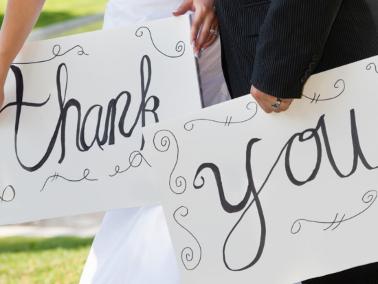 Wedding Planning Gratitudes list