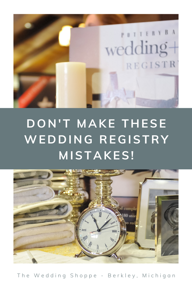 Don't Make These Wedding Registry Mistakes!