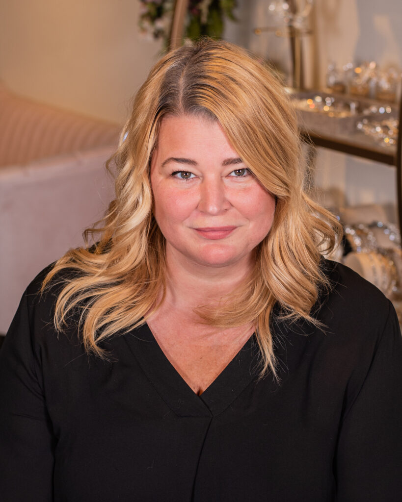 Headshot of Danielle S, general manager at The Wedding Shoppe