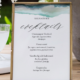 Wedding sign showcasing signature cocktails