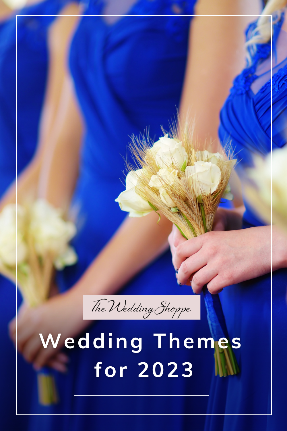 blog post graphic for "Wedding Themes for 2023" from the Wedding Shoppe