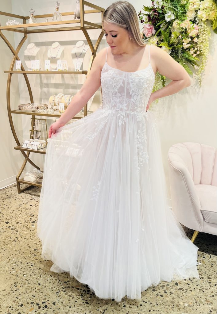 comfortable, lightweight wedding dress