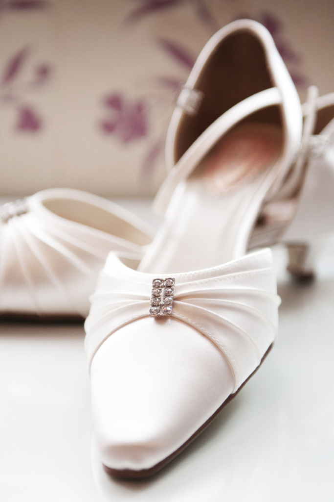 closed toe heels for wedding