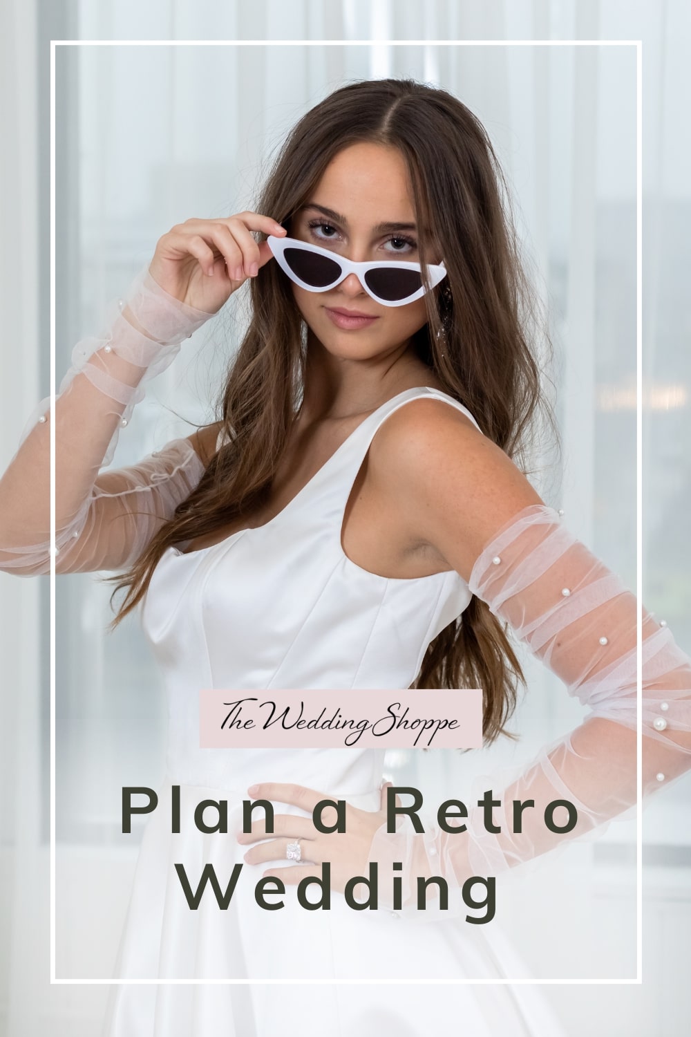 blog post graphic for "Plan a Retro Wedding" from The Wedding Shoppe