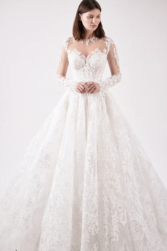 Tate by Rivini is an incredible fully lace ballgown for the bride that loves detail but still wants to feel timeless.