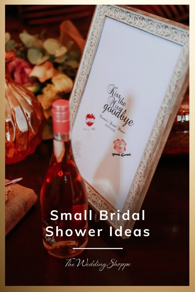 blog post graphic for "Small Bridal Shower Ideas" from The Wedding Shoppe