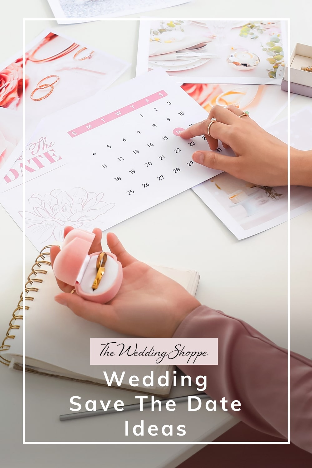 blog post graphic for "Wedding Save the Date Ideas" from The Wedding Shoppe