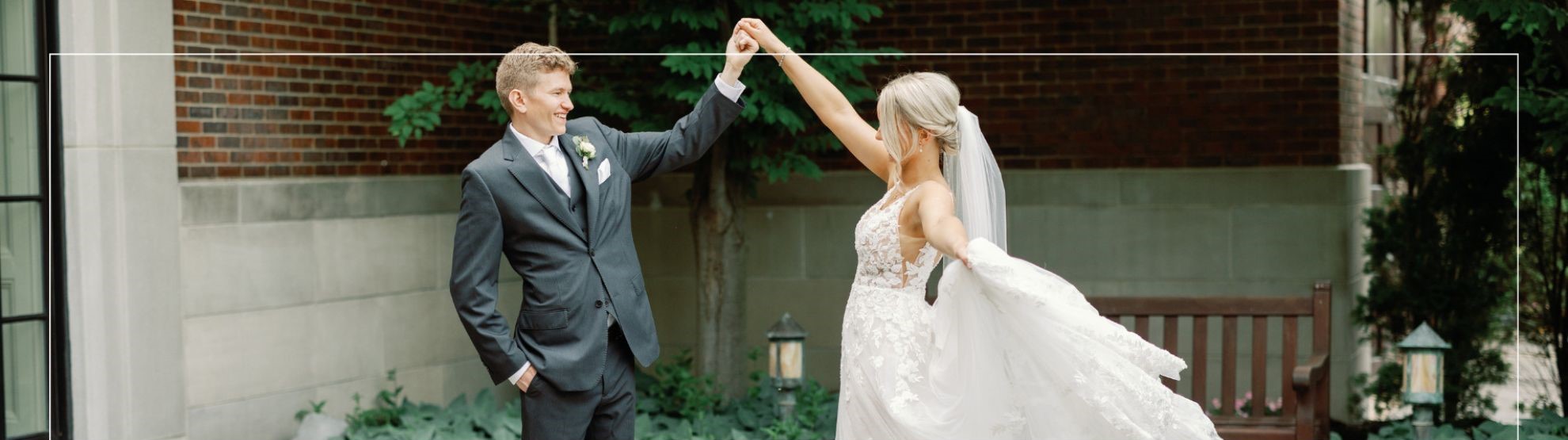 Happy Michigan Bride & Groom