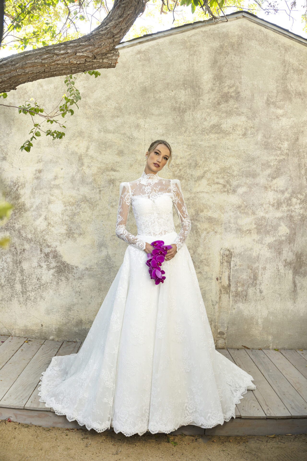Estee Bridal Couture Francine with jacket front