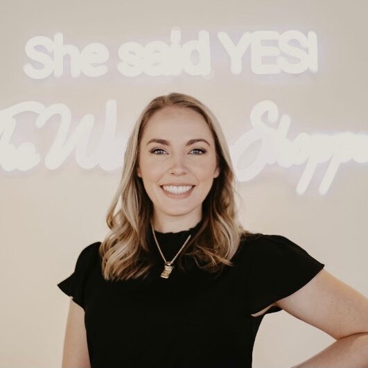 Headshot of Haley G, manager at The Wedding Shoppe