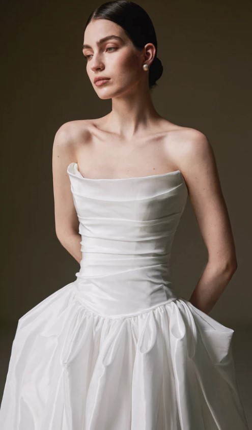 Say Yes to a Drop Waist Wedding Dress | The Wedding Shoppe Say Yes to a Drop Waist Wedding Dress | The Wedding Shoppe
