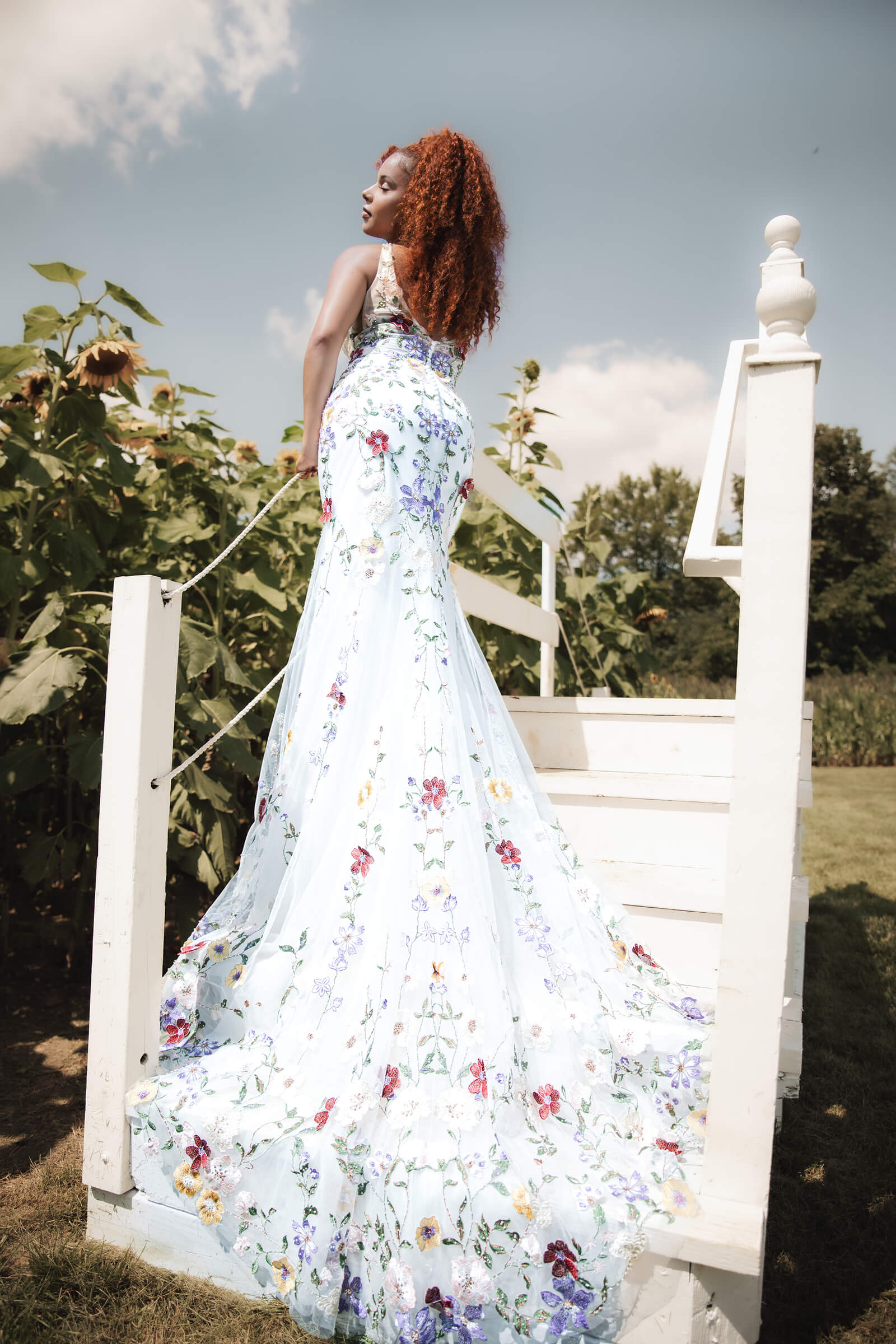 woman in wedding dress 11 Most Gorgeous Backs of Dresses intricate in detail and a vision of effortlessness. Wedding Dresses for Short Brides
