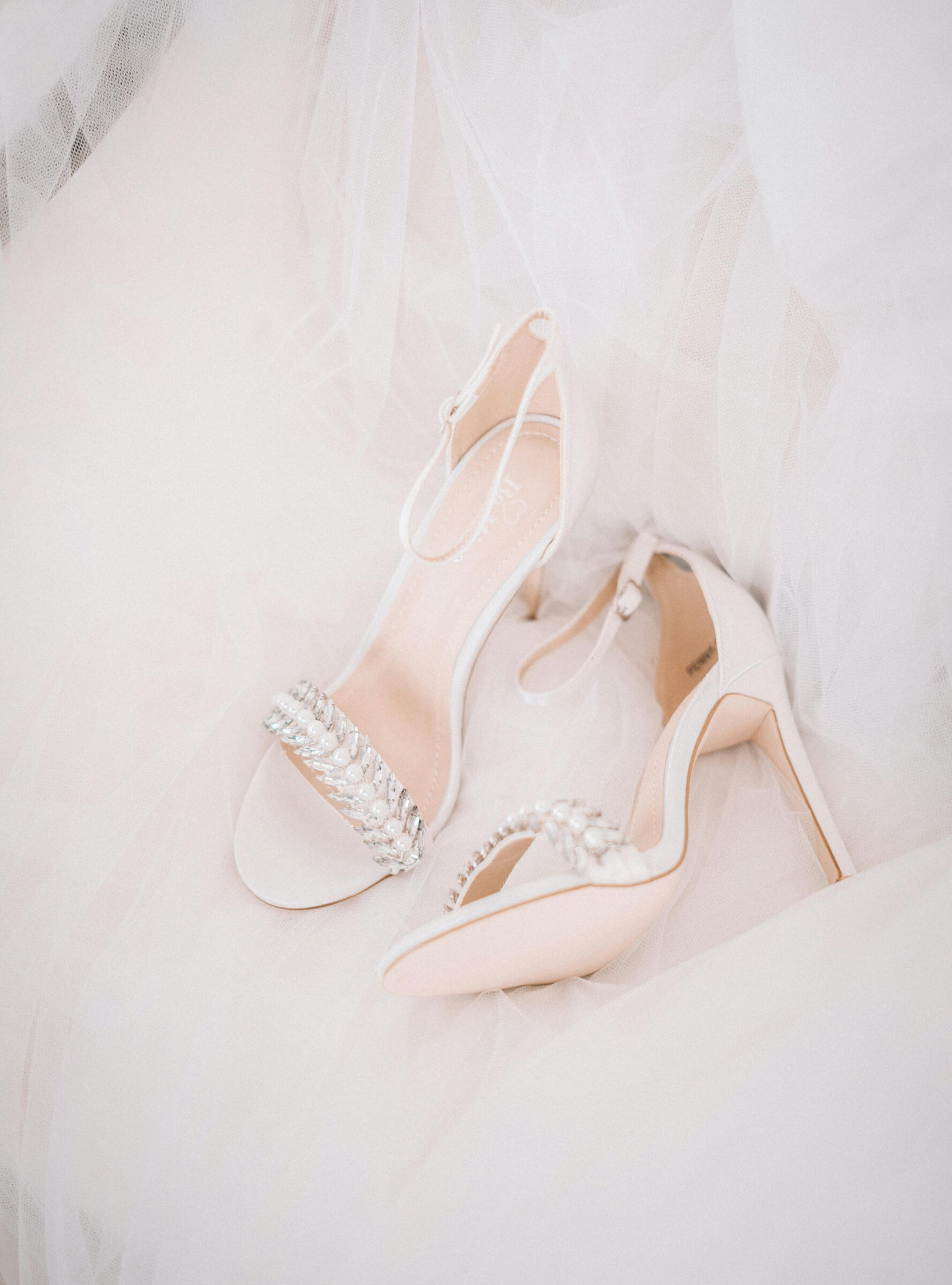 pink bridal high heels